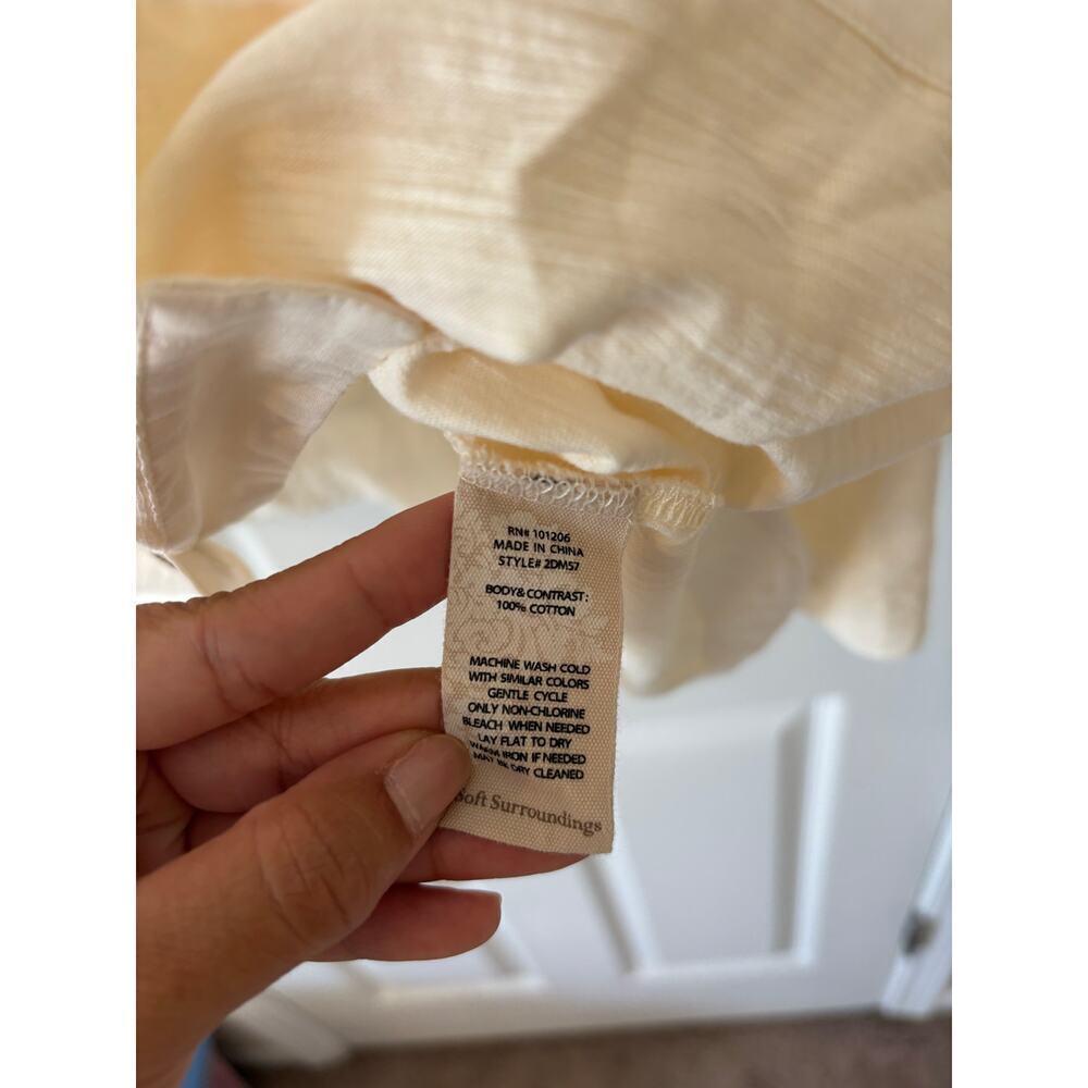 Soft Surroundings Delia Mixed Button Cardigan sz M - Picture 10 of 11